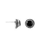 AE-6312-OX Sterling Silver Earring With Black Onyx Jewelry Bali Designs Inc